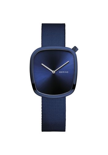 Ladies Pebble Stainless Steel Watch In Blue/Blue