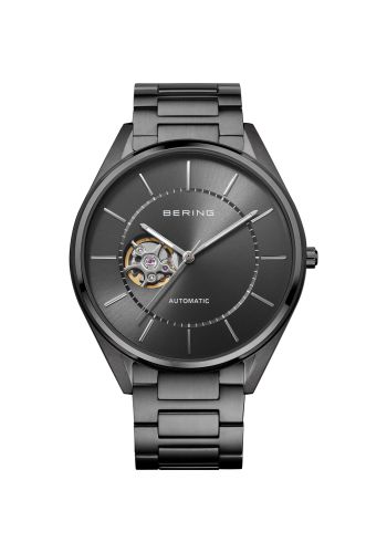 Men's Automatic Stainless Steel Watch In Black