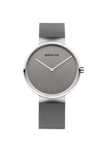 Bering Unisex grey watch w/mesh bracelet and a grey dial