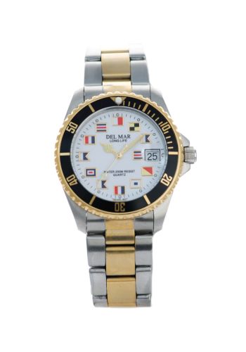 Two-Tone Men's Nautical Diver's Watch
