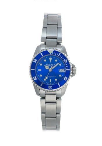 Steel Women's Blue Diver's Watch