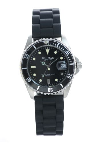 Men's steel silicon Diver's Watch