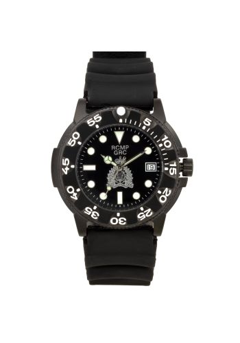 RCMP BLACK  3962-333RCMP WATCH