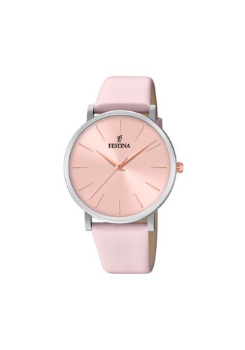 Festina Boyfriend Rose Dial and Light Pink Strap