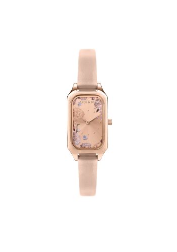 Oui & Me Finette Pink Leather w/Rose Gold Dial